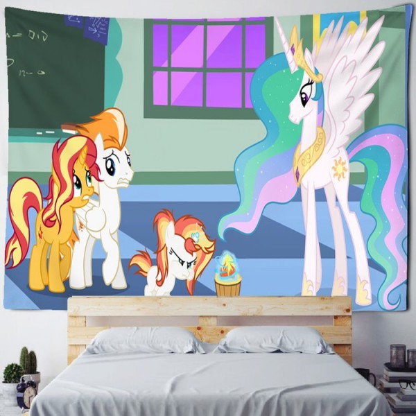 Cartoon Unicorn - Printed Tapestry