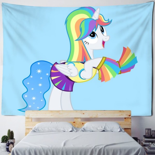 Cartoon Unicorn - Printed Tapestry