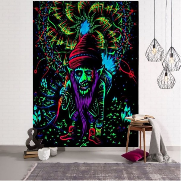 Zombie witch - Printed Tapestry