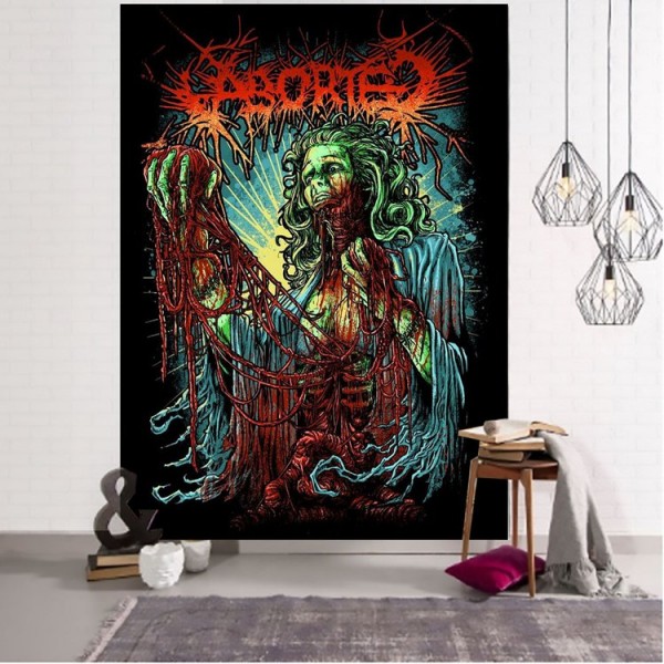 Zombie witch - Printed Tapestry