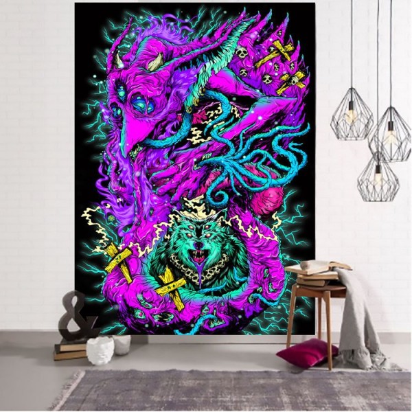 Zombie witch - Printed Tapestry