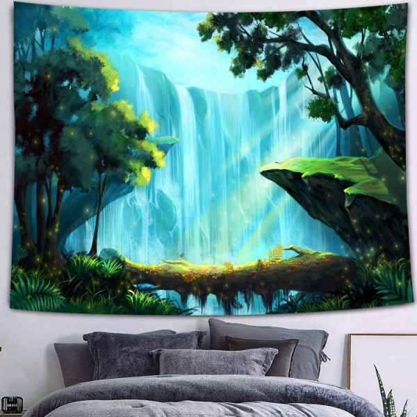 Waterfall Fairyland - Printed Tapestry