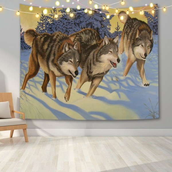 Wolf - Printed Tapestry