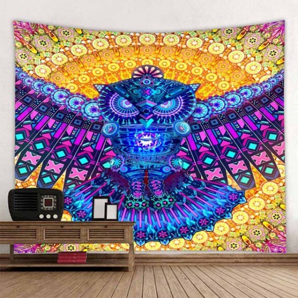 Owl - Printed Tapestry