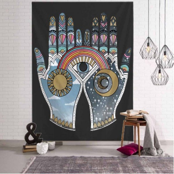 Hamsa Hand - Printed Tapestry