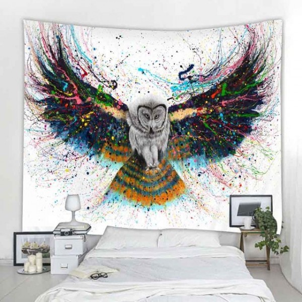 Owl - Printed Tapestry