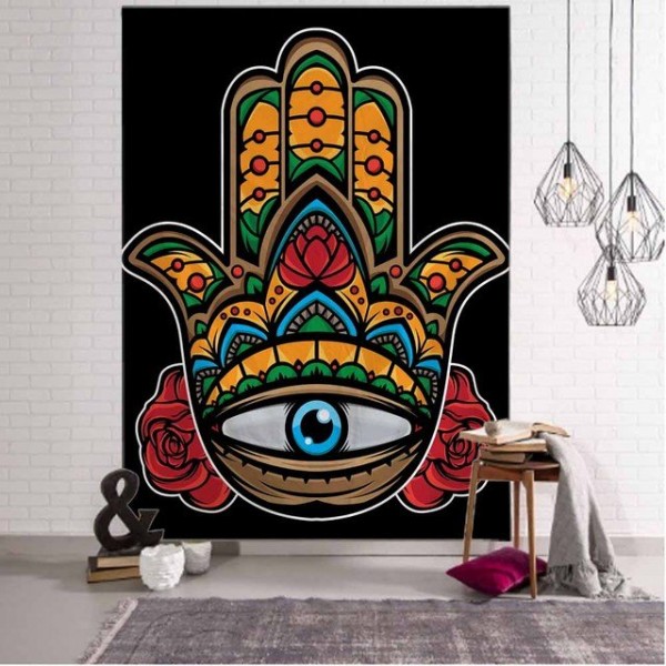 Hamsa Hand - Printed Tapestry