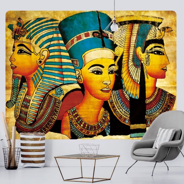 Ancient Egyptian Tribal Savage - Printed Tapestry