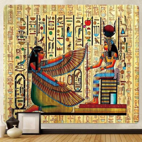 Ancient Egyptian Tribal Savage - Printed Tapestry