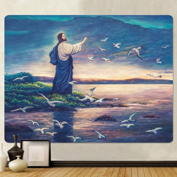 Jesus - Printed Tapestry