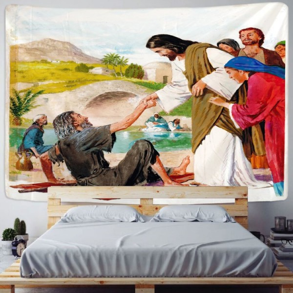 Jesus - Printed Tapestry