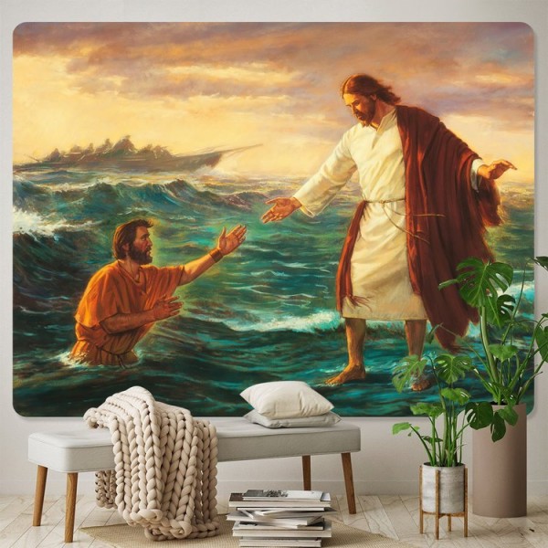 Jesus - Printed Tapestry