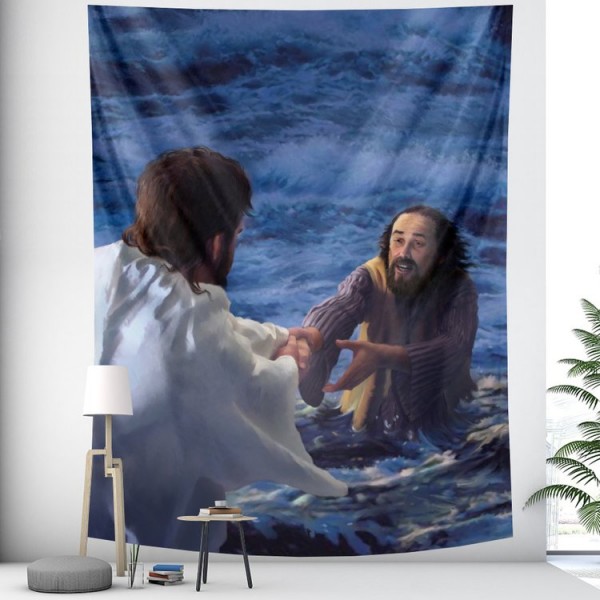 Jesus - Printed Tapestry
