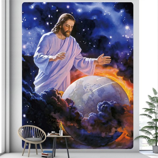 Jesus - Printed Tapestry