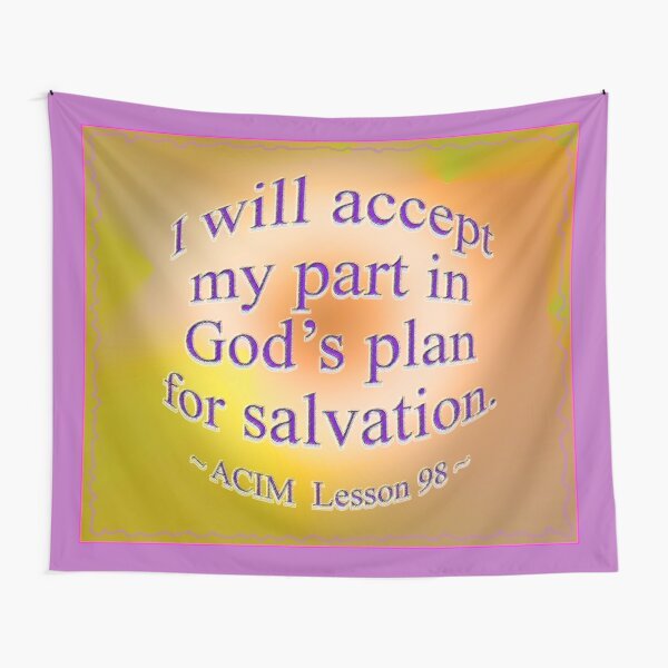 Plan of salvation - Printed Tapestry