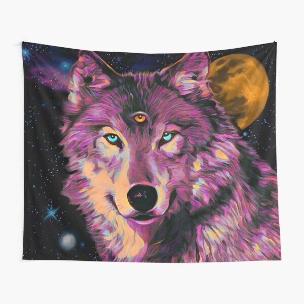 Wolf - Printed Tapestry