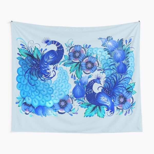 Peacock - Printed Tapestry