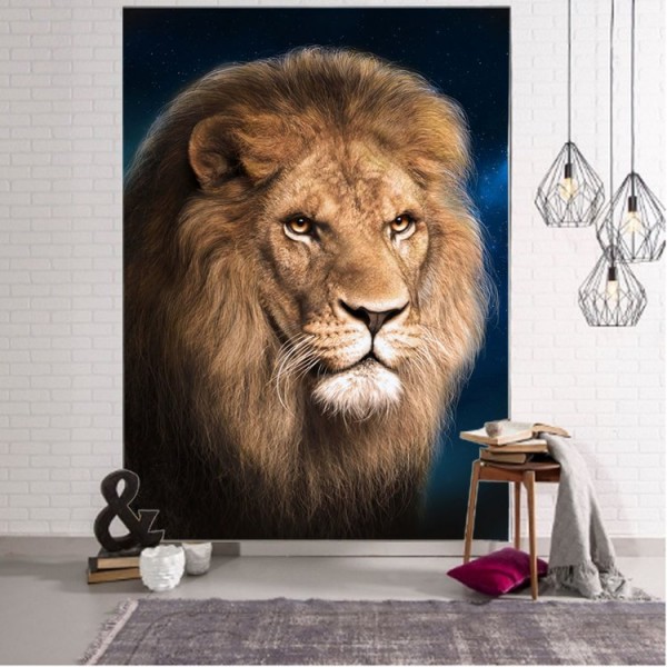 Lion - Printed Tapestry