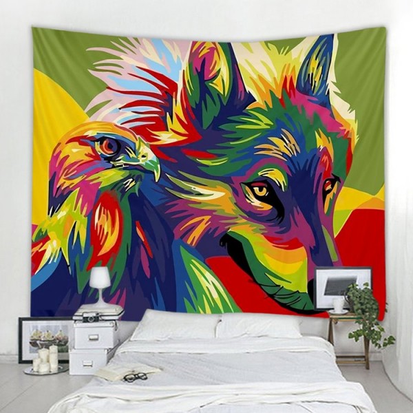 Wolf - Printed Tapestry