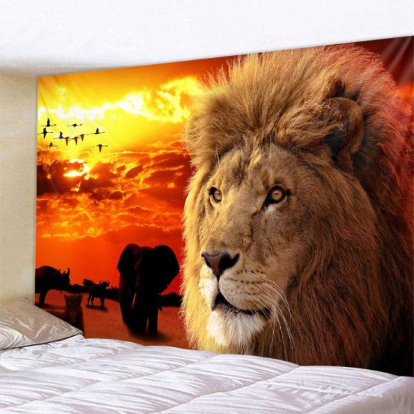 Lion - Printed Tapestry