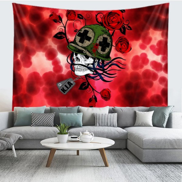 Skull - Printed Tapestry