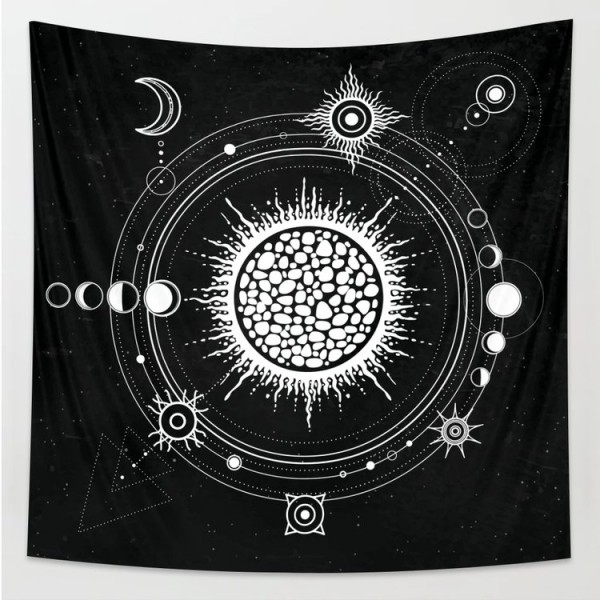 Moon&Sun  - Printed Tapestry