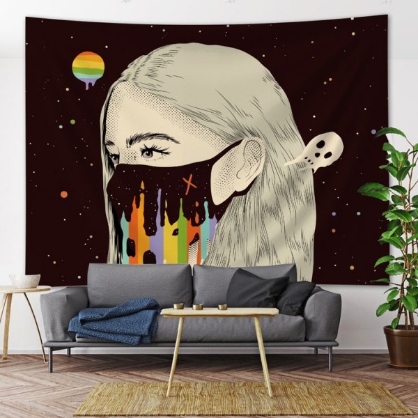 Girl  - Printed Tapestry