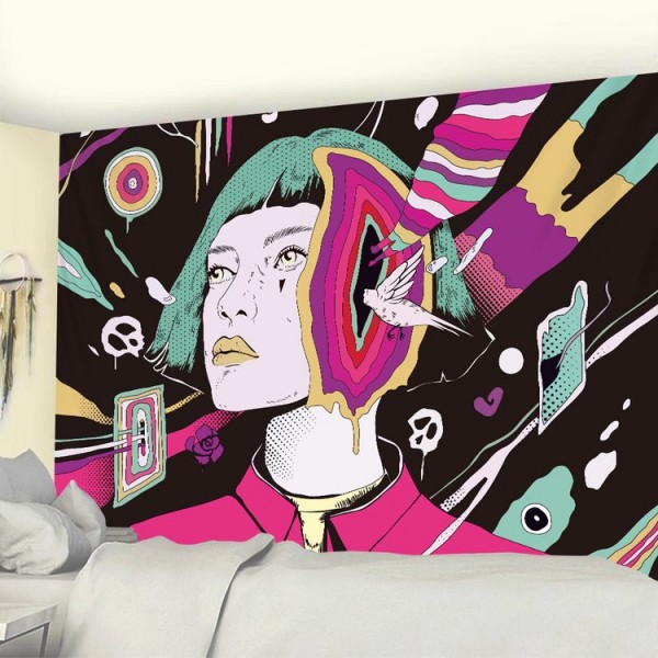 Girl  - Printed Tapestry