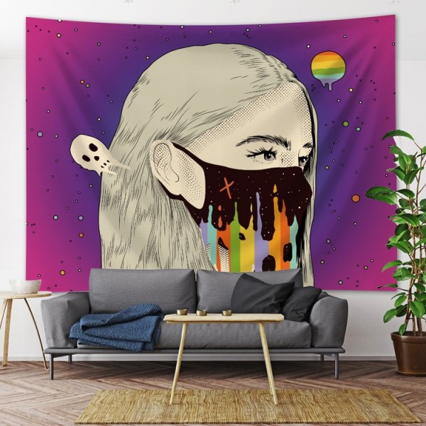 Girl  - Printed Tapestry