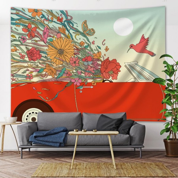 Car  - Printed Tapestry