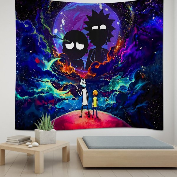 Cartoon Rick  - Printed Tapestry