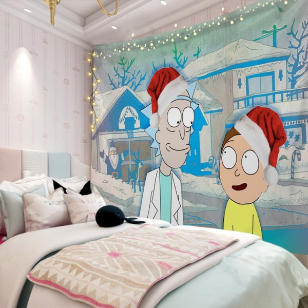 Cartoon Rick  - Printed Tapestry