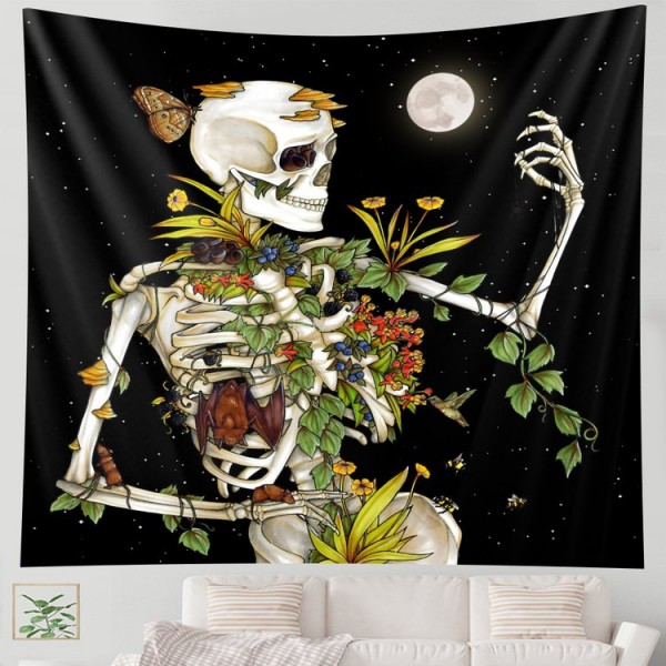 Skull - Printed Tapestry