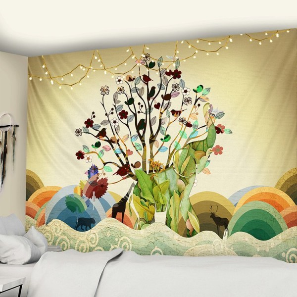 Elephant - Printed Tapestry