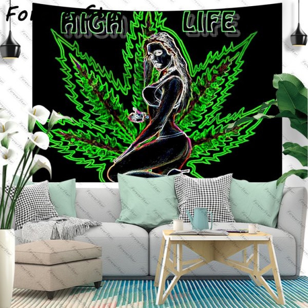 Weed - Printed Tapestry