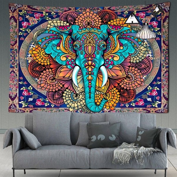 Elephant - Printed Tapestry