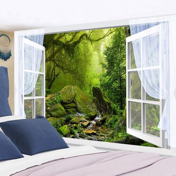 Beautiful Natural Forest - Printed Tapestry