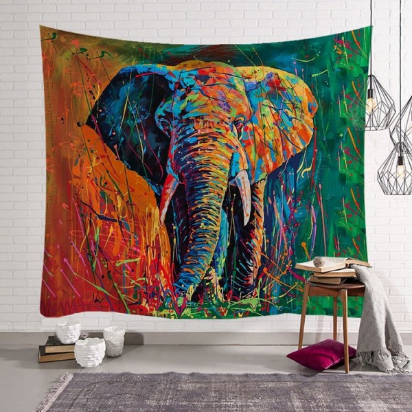 Elephant - Printed Tapestry