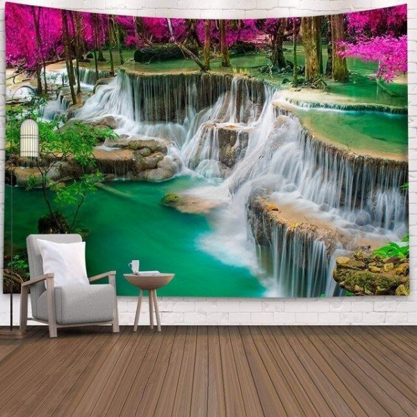 Waterfall - Printed Tapestry