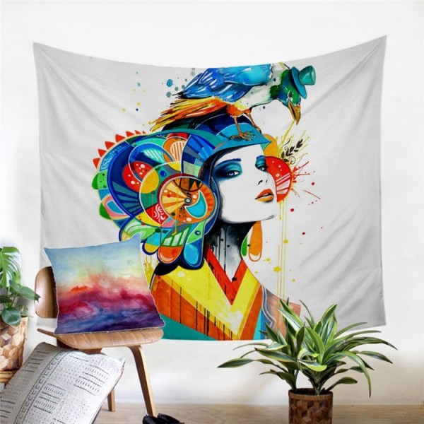 Girl - Printed Tapestry