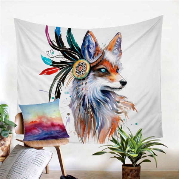 Fox by Pixie - Printed Tapestry
