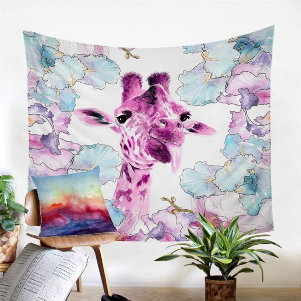 Giraffe - Printed Tapestry