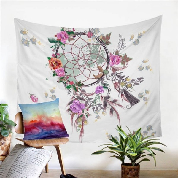 Dreamcatcher Feathers - Printed Tapestry