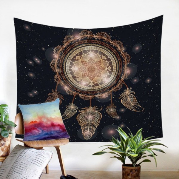 Dreamcatcher Feathers - Printed Tapestry