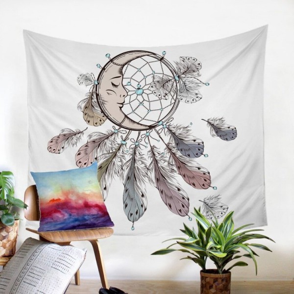 Dreamcatcher Feathers - Printed Tapestry