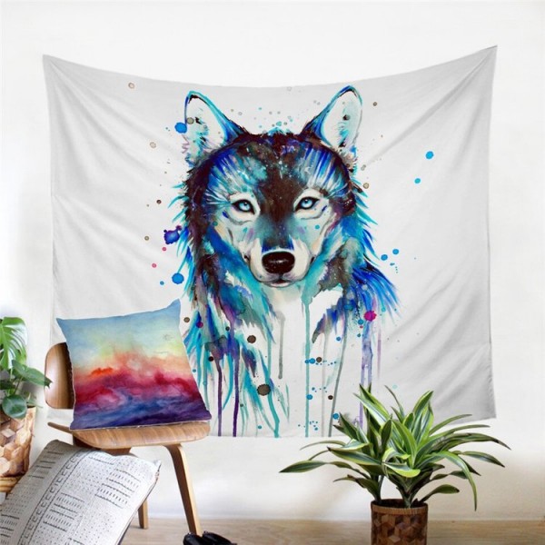 Wolf - Printed Tapestry