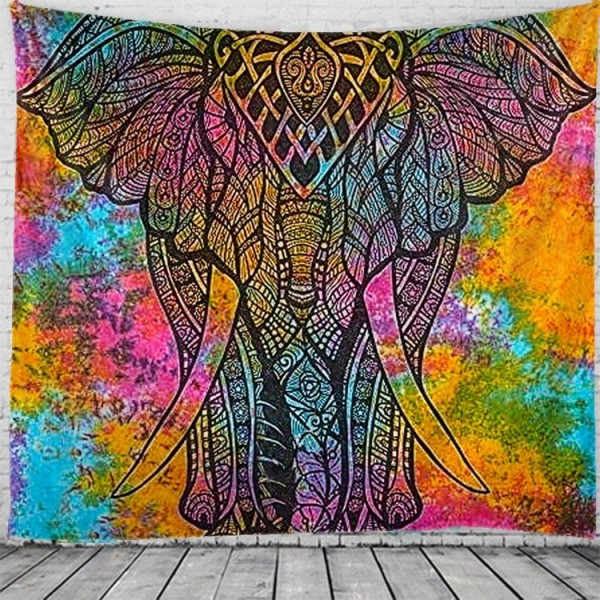 Indian Elephant - Printed Tapestry