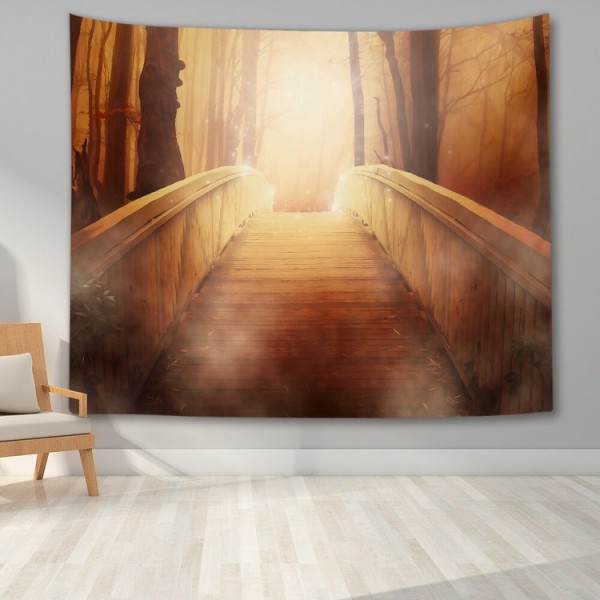 Night Nature Landscap - Printed Tapestry