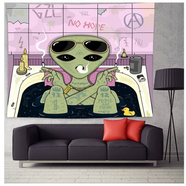Alien - Printed Tapestry