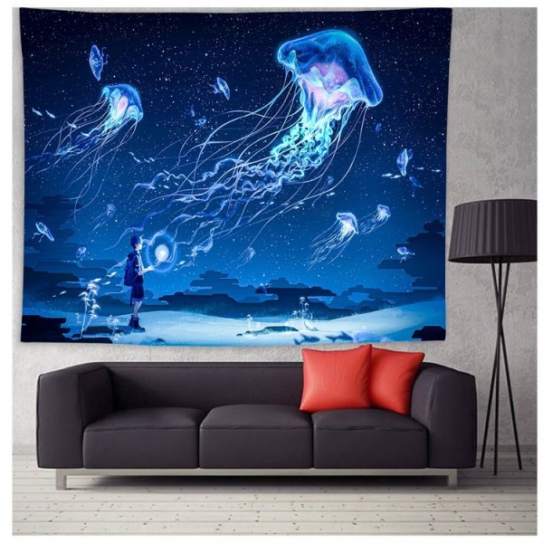 Jellyfish - Printed Tapestry